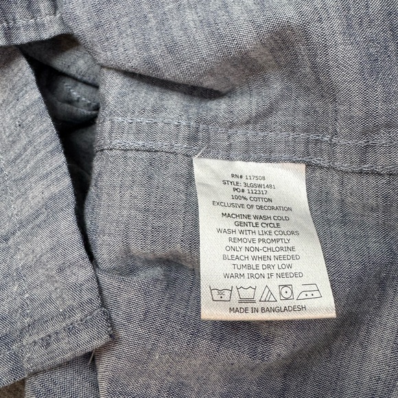 Levi’s Men's Short Sleeve Button Down Shirt Size L - Picture 5 of 5